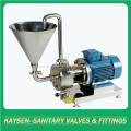 Sanitary pipeline high shear fixed emulsion pump